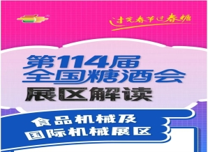 第114届全国糖酒会展区解读——食品机械及国际机械展区